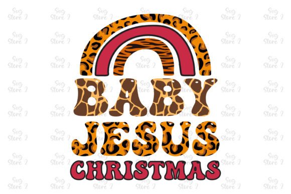 Baby Jesus Christmas Graphics & T-Shirt Designs