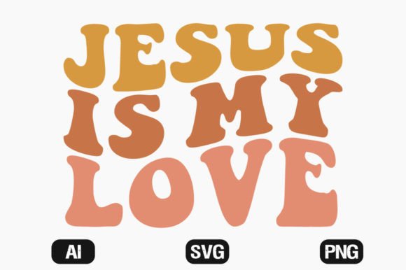 Jesus is My Love Wavy Retro SVG T-shirt Review