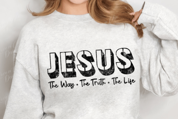 Jesus is the Way Truth Light SVG, PNG Review
