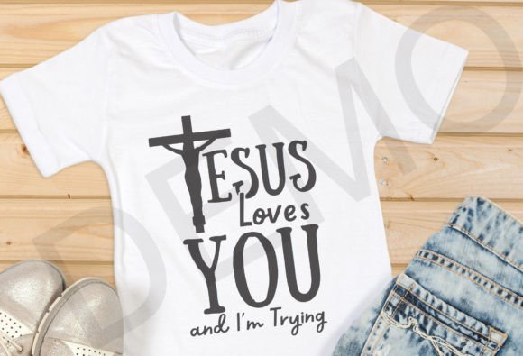 Jesus Loves You SVG: Retro Graphics for T-Shirt Designs